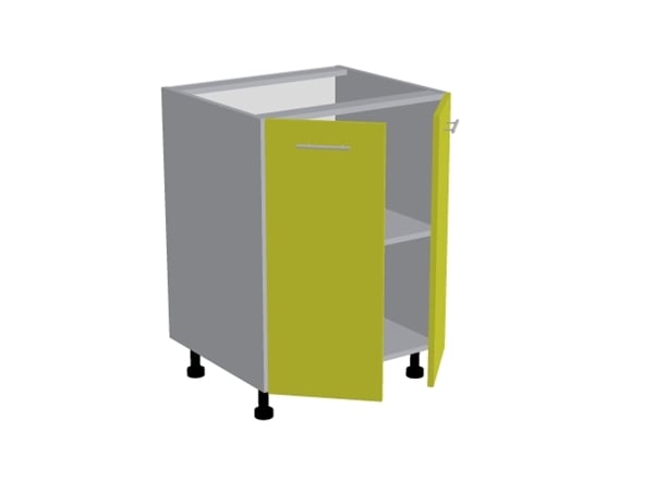 Стол 2-х дверный Н60Д2 Базис Nicole-Mix